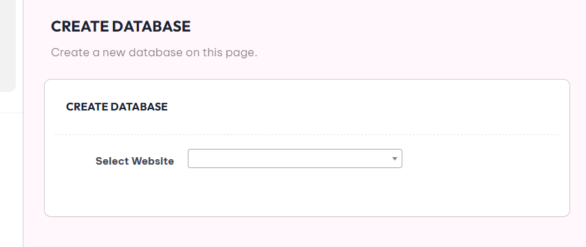 create database in cyberpanel create database in cyberpanel