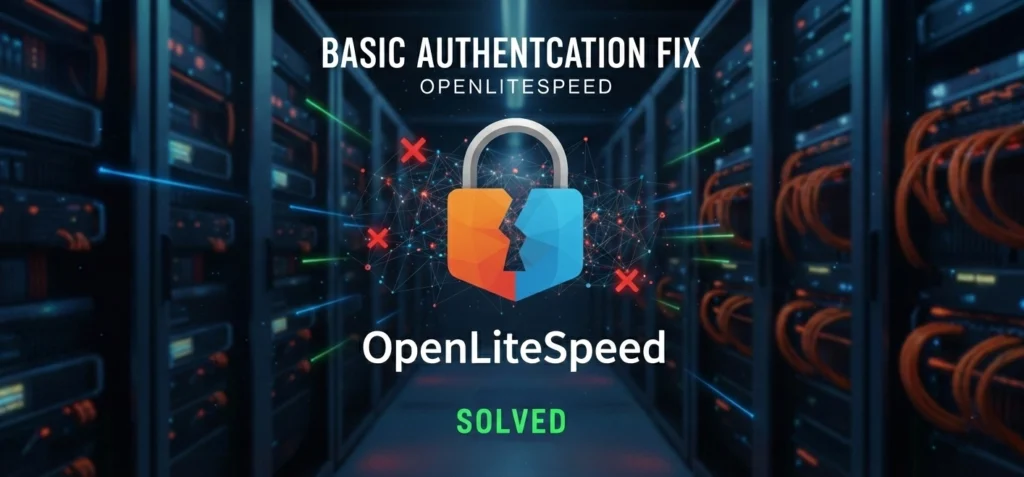 Fixed OpenLiteSpeed basic authentication issue