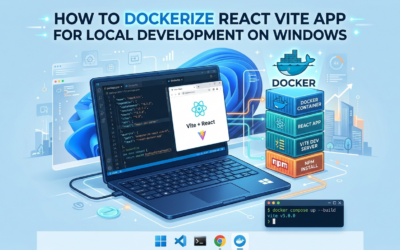 Dockerize React Vite App for local development